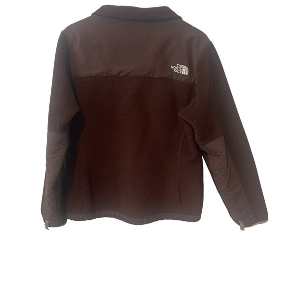 The North Face Women's Polartec Full Zip Brown Jacket Sz M - Picture 6 of 10